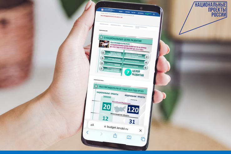 Нацпроекты в действии: информация о реализации в Вашем гаджете